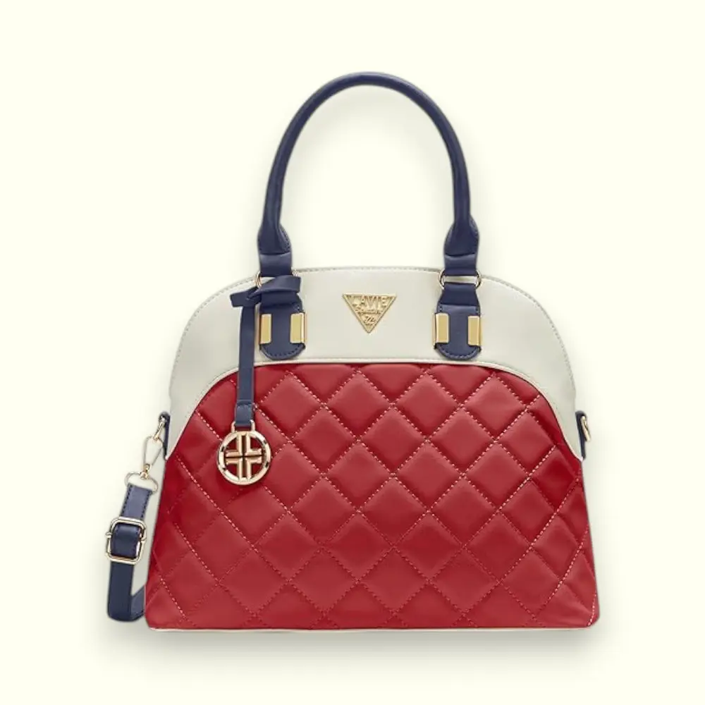 Lavie Signature Women's Texas Satchel Handbag- Red — image 1