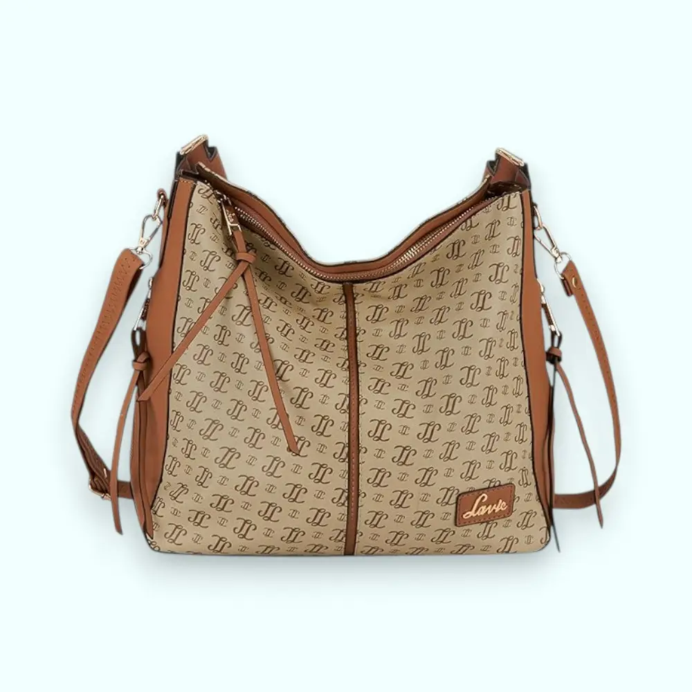 Lavie Women's Mono Clair Large Hobo Bag- Brown — image 1