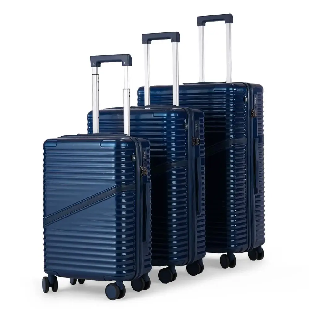 Oblique Combo | Blue | Set of 3 Hard Luggage — image 1
