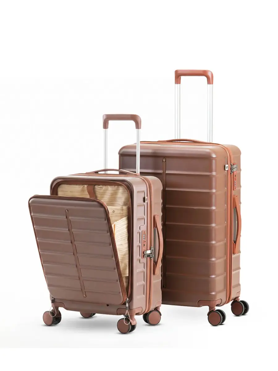 OdysseyPro Combo | Brown | CabinPro+Medium Hard Luggage — image 1