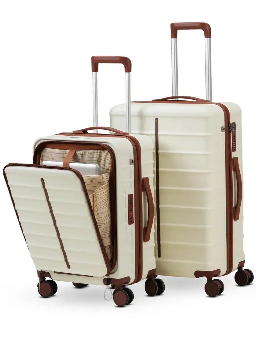 OdysseyPro Combo | Sand | CabinPro+Medium Hard Luggage — image 1