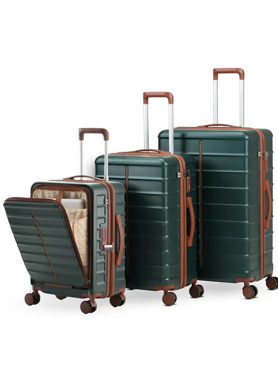 OdysseyPro Combo Set of 3 | Forest | CabinPro+Medium+Large Hard Luggage — image 1