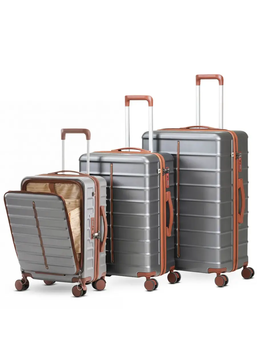 OdysseyPro Combo Set of 3 | Grey | CabinPro+Medium+Large Hard Luggage — image 1
