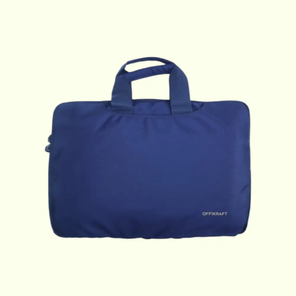 Offikraft Nik 15.6Inch Laptop Sleeve- Blue — image 1