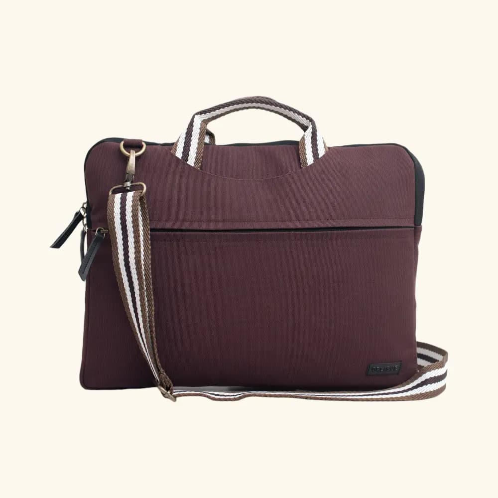 Salsa laptop Bag-Burgundy-14 inch — image 1