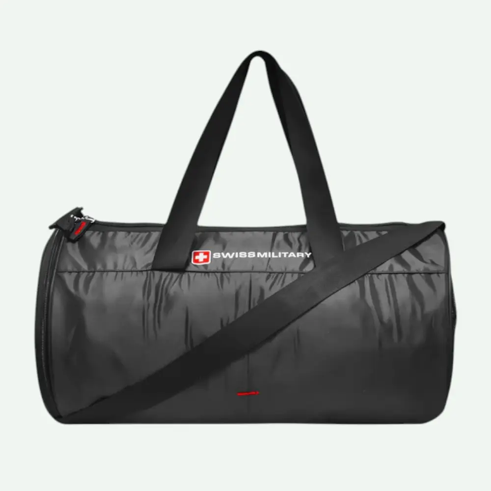 Swiss Military Duffle Cum Gym Bag- Black- 28L — image 1