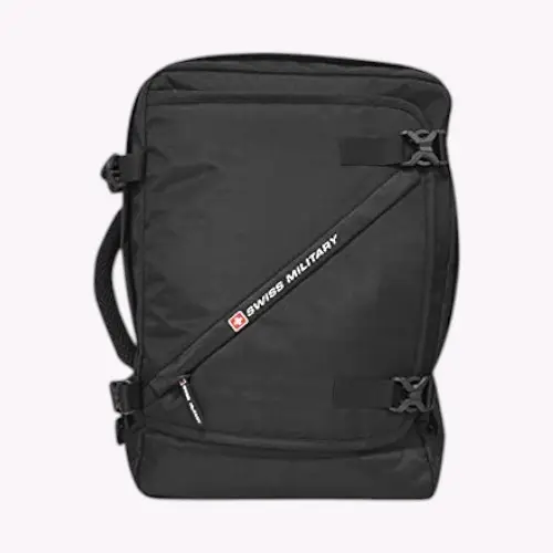Swiss Military Multi-Purpose Bagpack Cum Sling Bag- Black- 15L — image 1