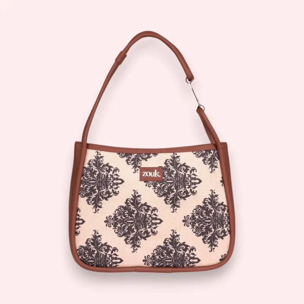 Zouk Mughal Motif Sleek Shoulder Bag — image 1