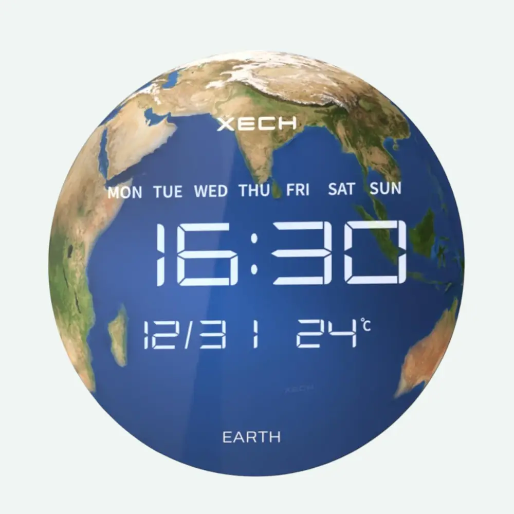 Xech Solaris Digital Clock from the Future- Blue — image 1