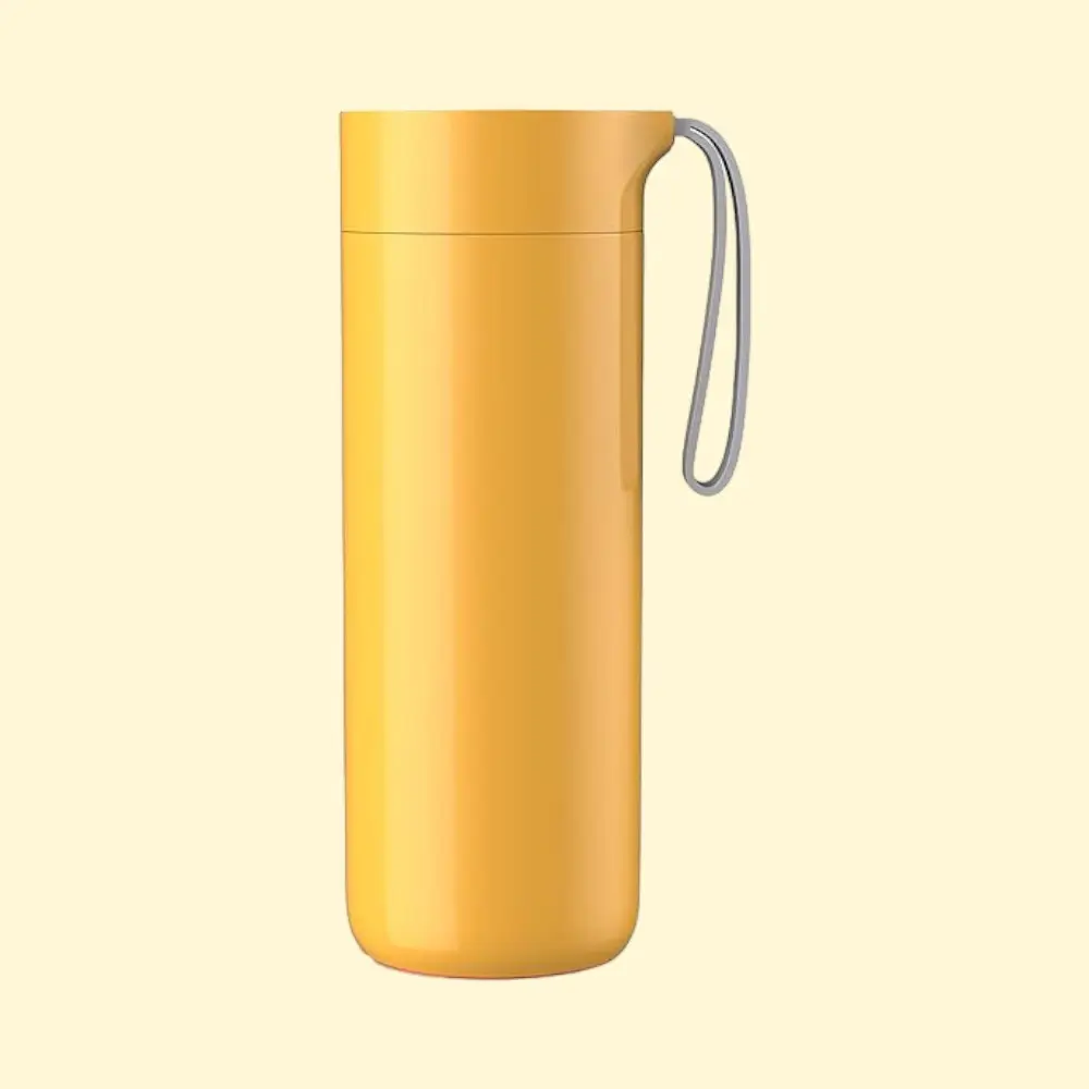 Artiart Butterfly Thermal Suction Bottle- Yellow- 400ml — image 1