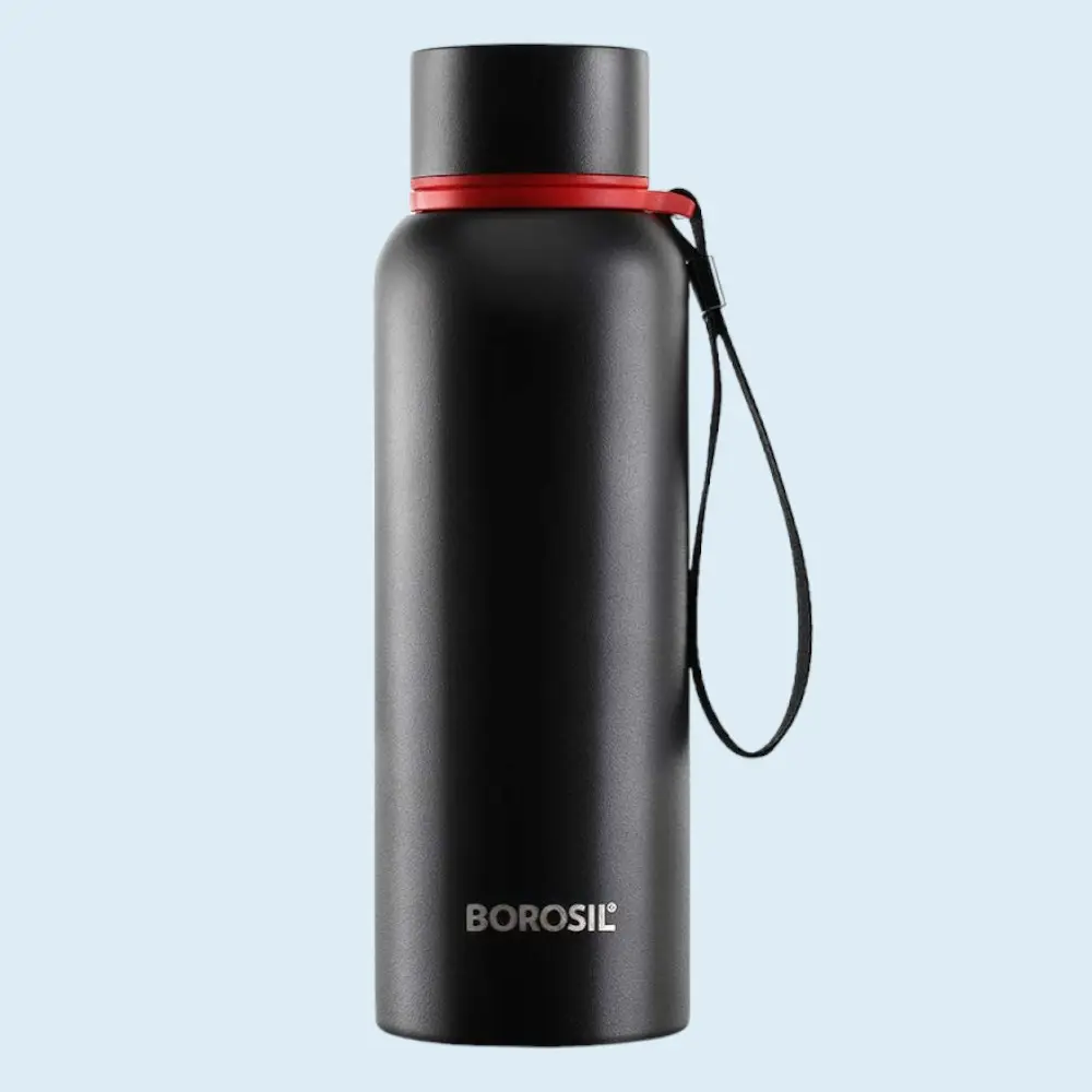 Borosil Hydra Trek Bottle- Black- 700ml — image 1