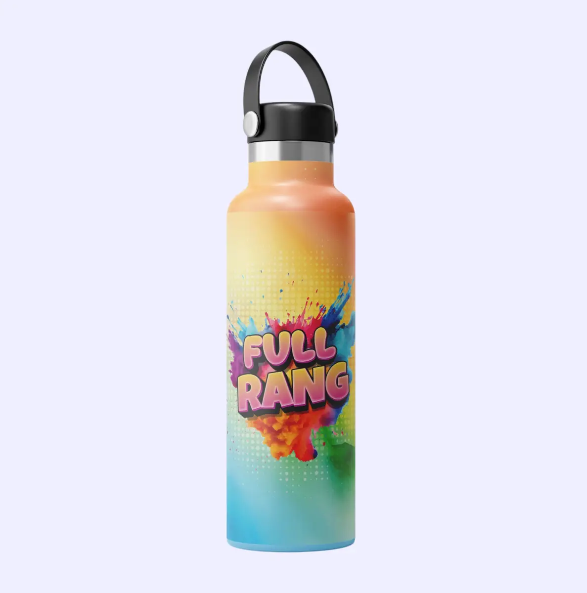 Holi Full Rang Splash- Sublimation Bottle- 750ml — image 1