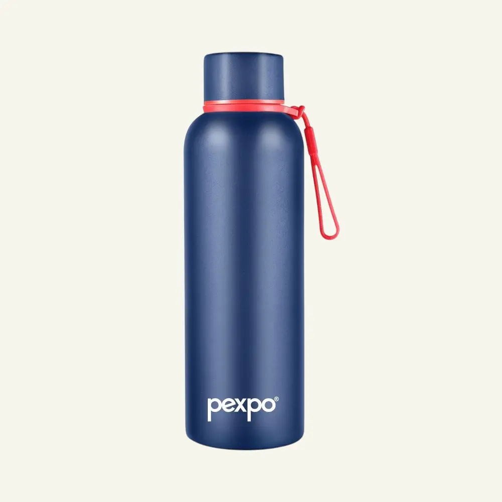 Pexpo Bravo ThremoSteel Hot&Cold Water Bottle- 700ml- Blue — image 1