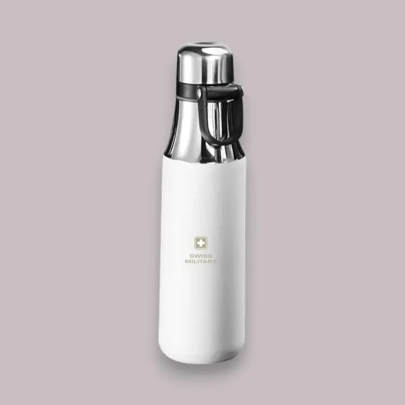 Swiss Military Vacuum Flask- White- 500ml — image 1