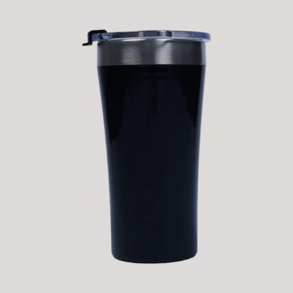 Tall Sipper Mug- Black- 400ml — image 1