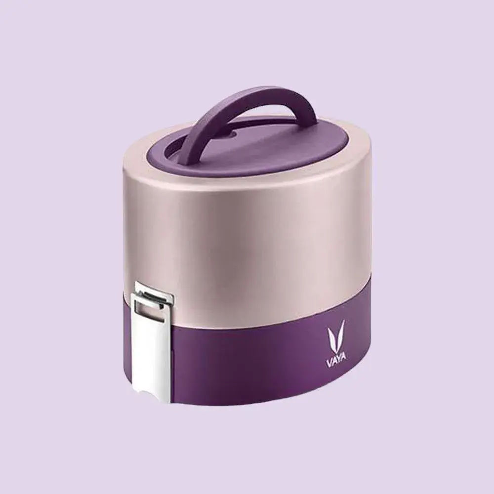 Vaya Lunchbox Plain Variant -Purple-600ML — image 1