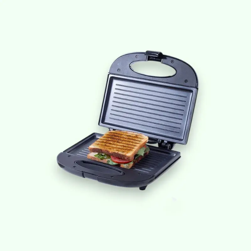 Wonderchef Prato Plus Griller Sandwich Maker- Black — image 1