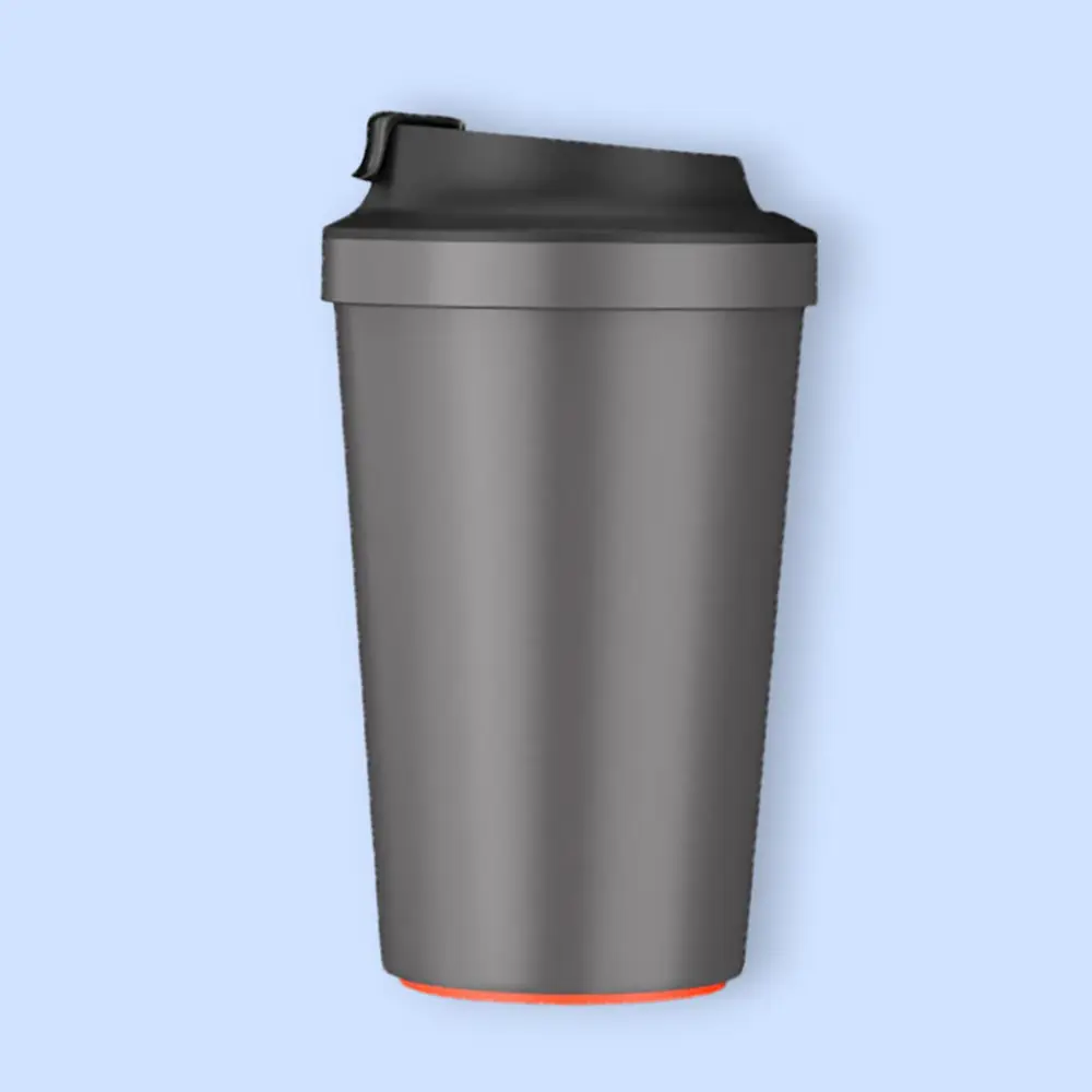 Artiart Idea Cafe Suction Mug- Dark Grey- 340ml — image 1