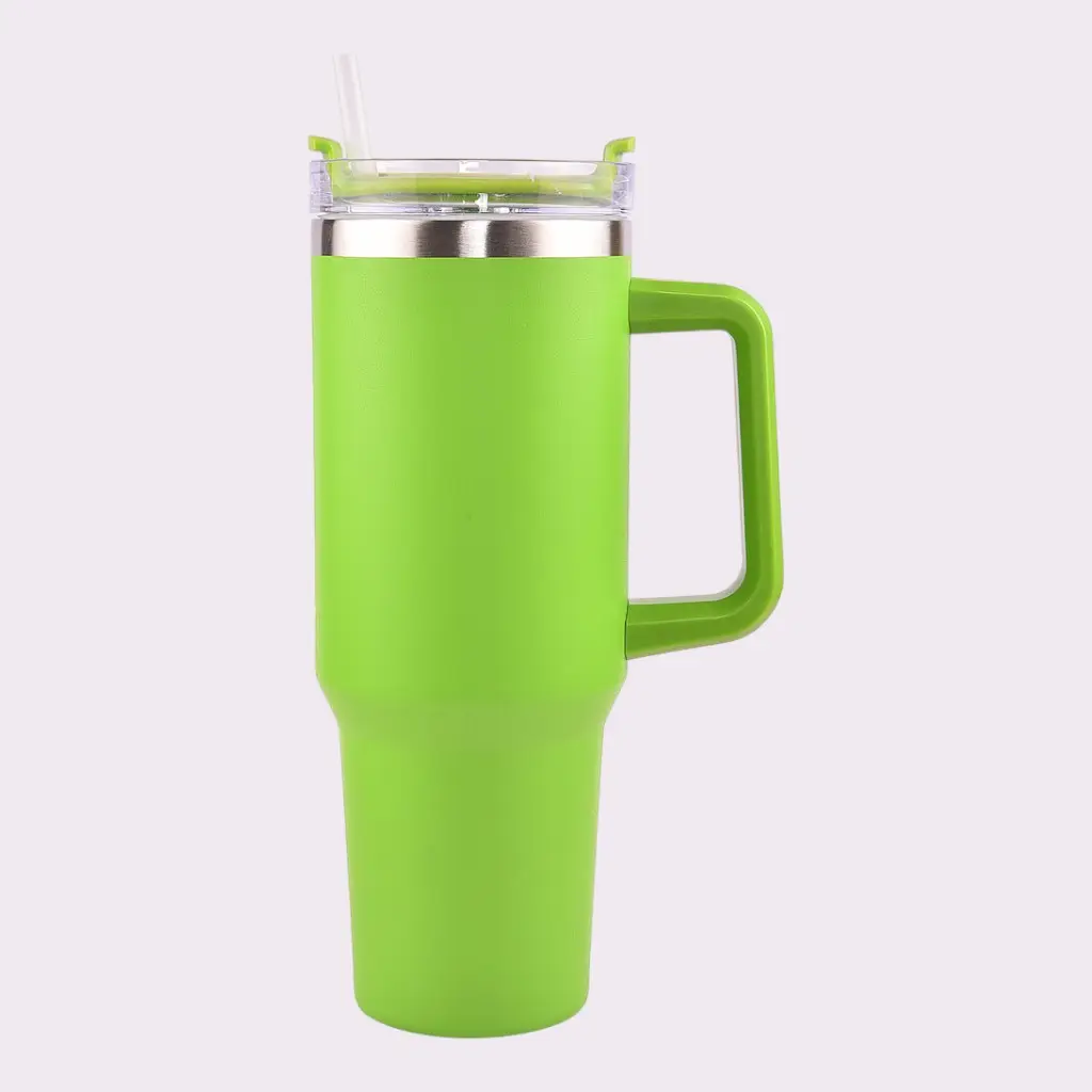 Hydra 2.0 Stainless Steel Mug with Handle (1200ml)- Green- 1200ml — image 1