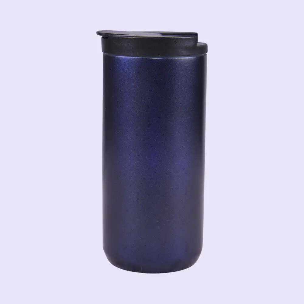 Kofy Stainless Steel Travel Mug- Blue- 350ml — image 1