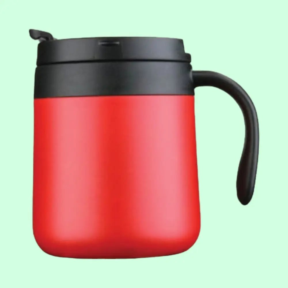 Mont Stainless Steel Mug- Red- 350ml — image 1