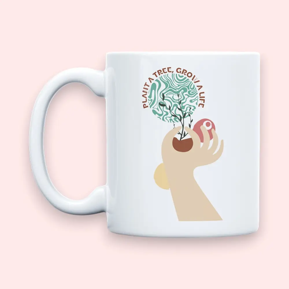 Plant a Tree- Signature Mug-350 ML — image 1