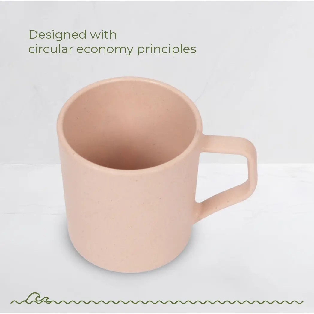 TurtleTales Eco-Friendly Premium Turtle Brew Mug- Peach- 200ml — image 1