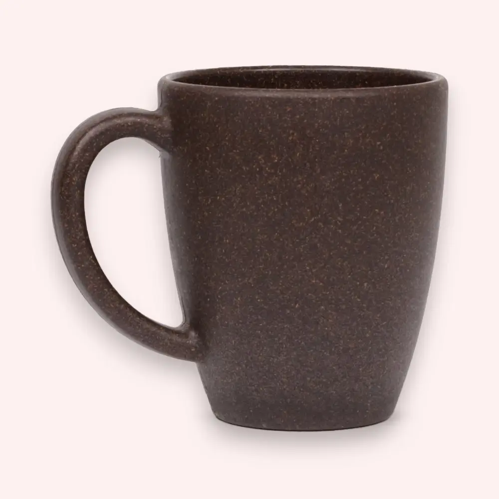TurtleTales Eco-Friendly Premium Vintage Brew Mug- Dark Brown- 300ml — image 1