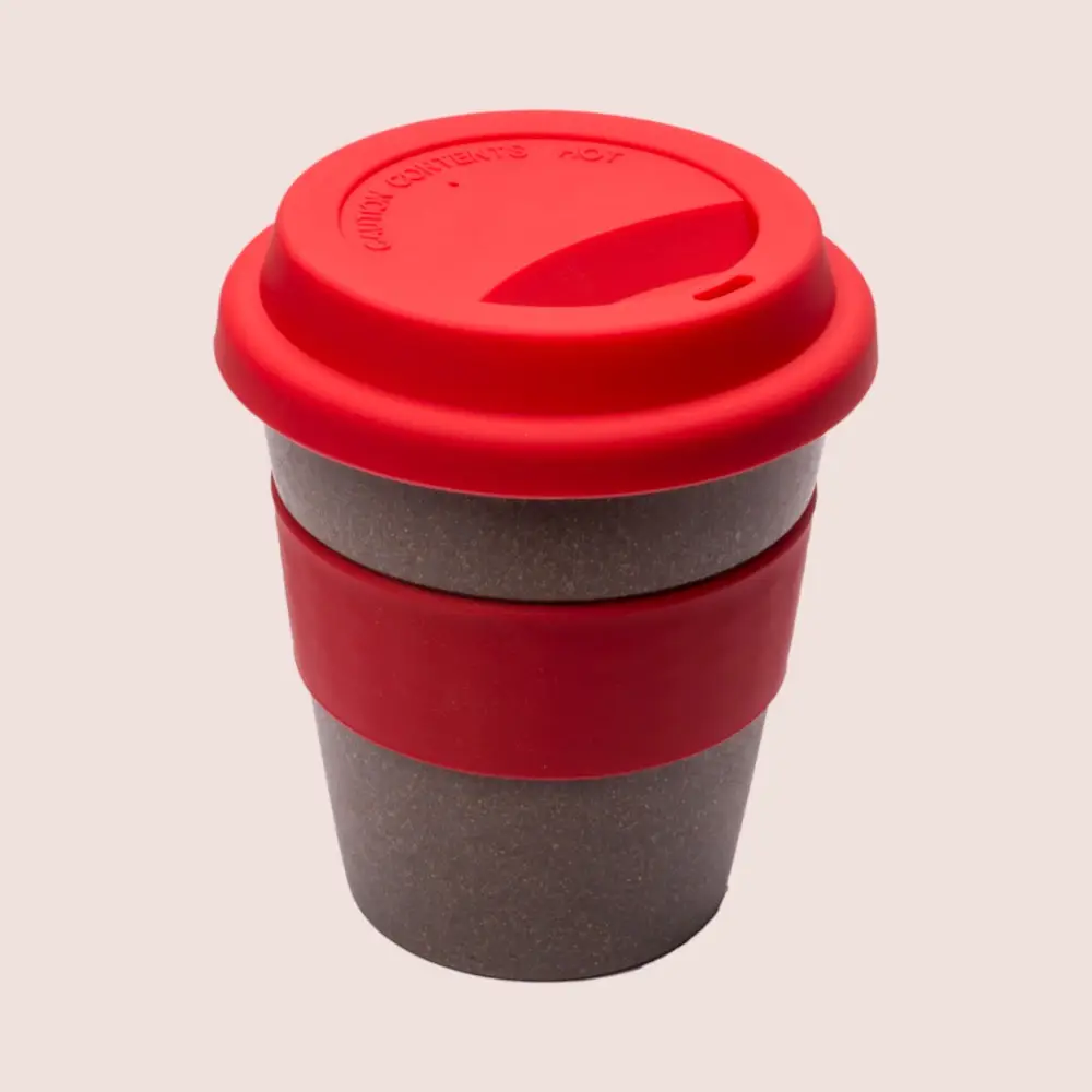 Urban Gear Bamboo Mug- Red- 350ml — image 1