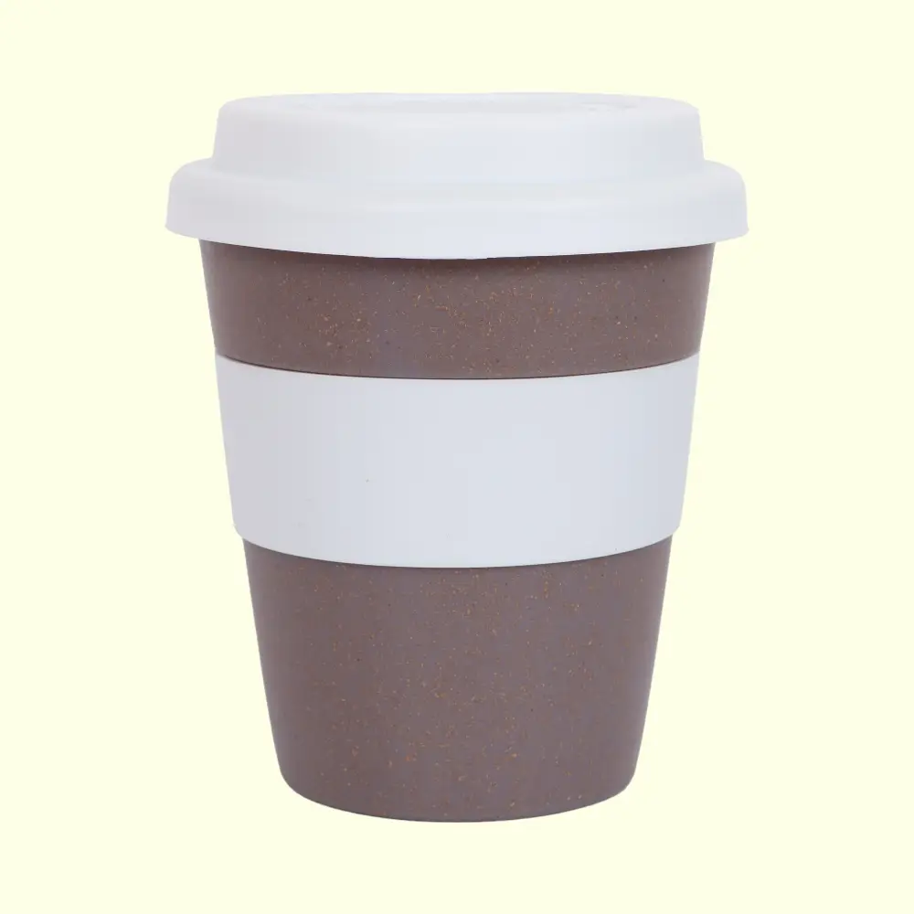 Urban Gear Bamboo Mug- White- 350ml — image 1