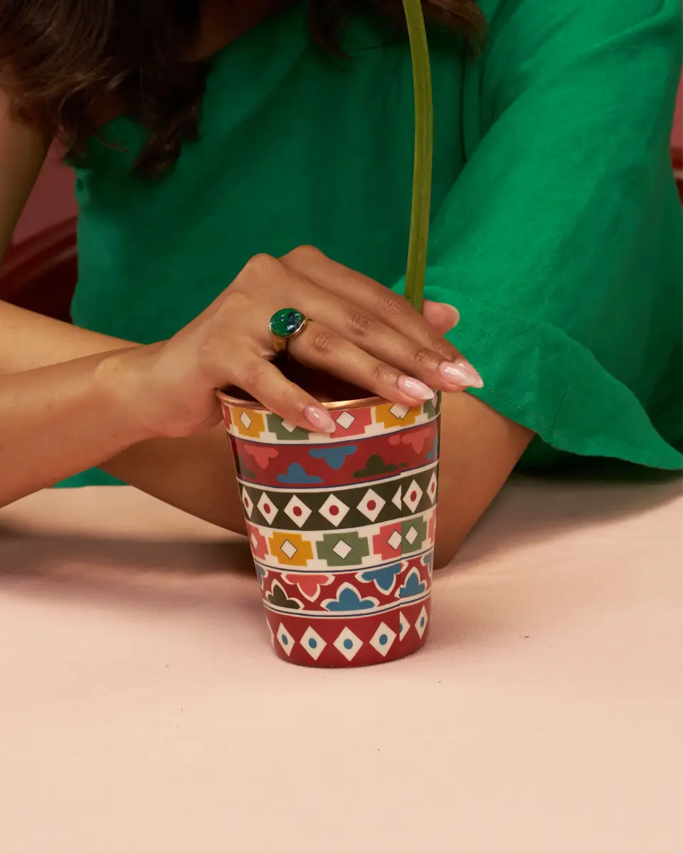 Folklore Copper Tumbler - 350 ml | Forest Folklore — image 1