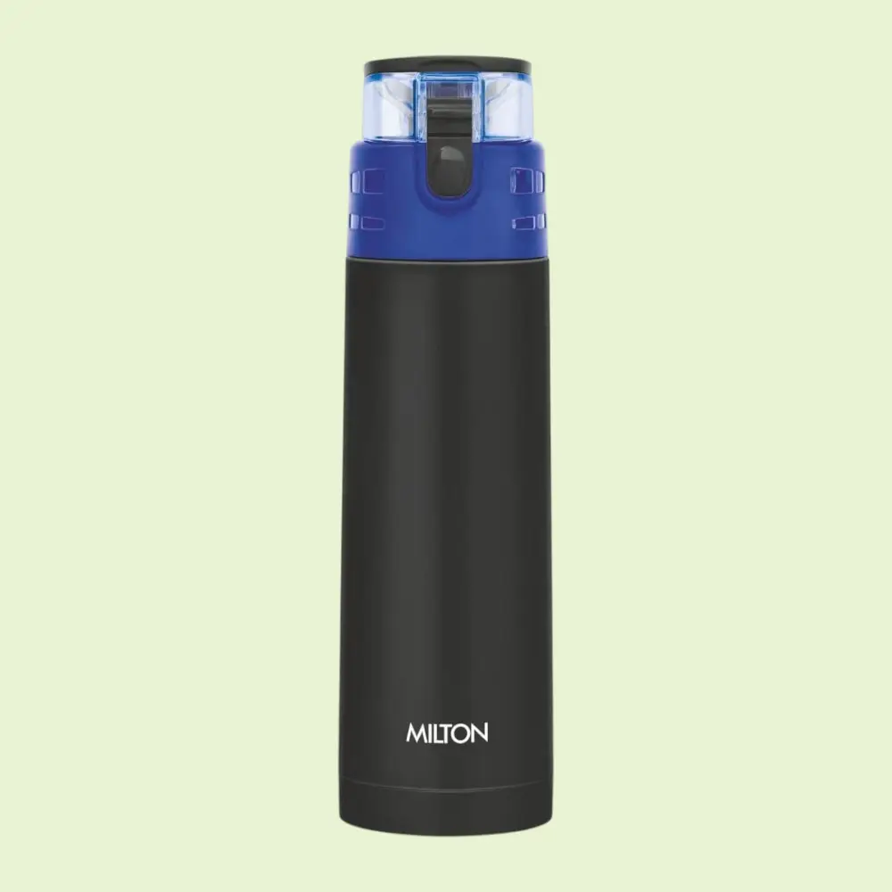 Milton Atlantis 600 Thermosteel Hot and Cold Water Bottle- Black — image 1
