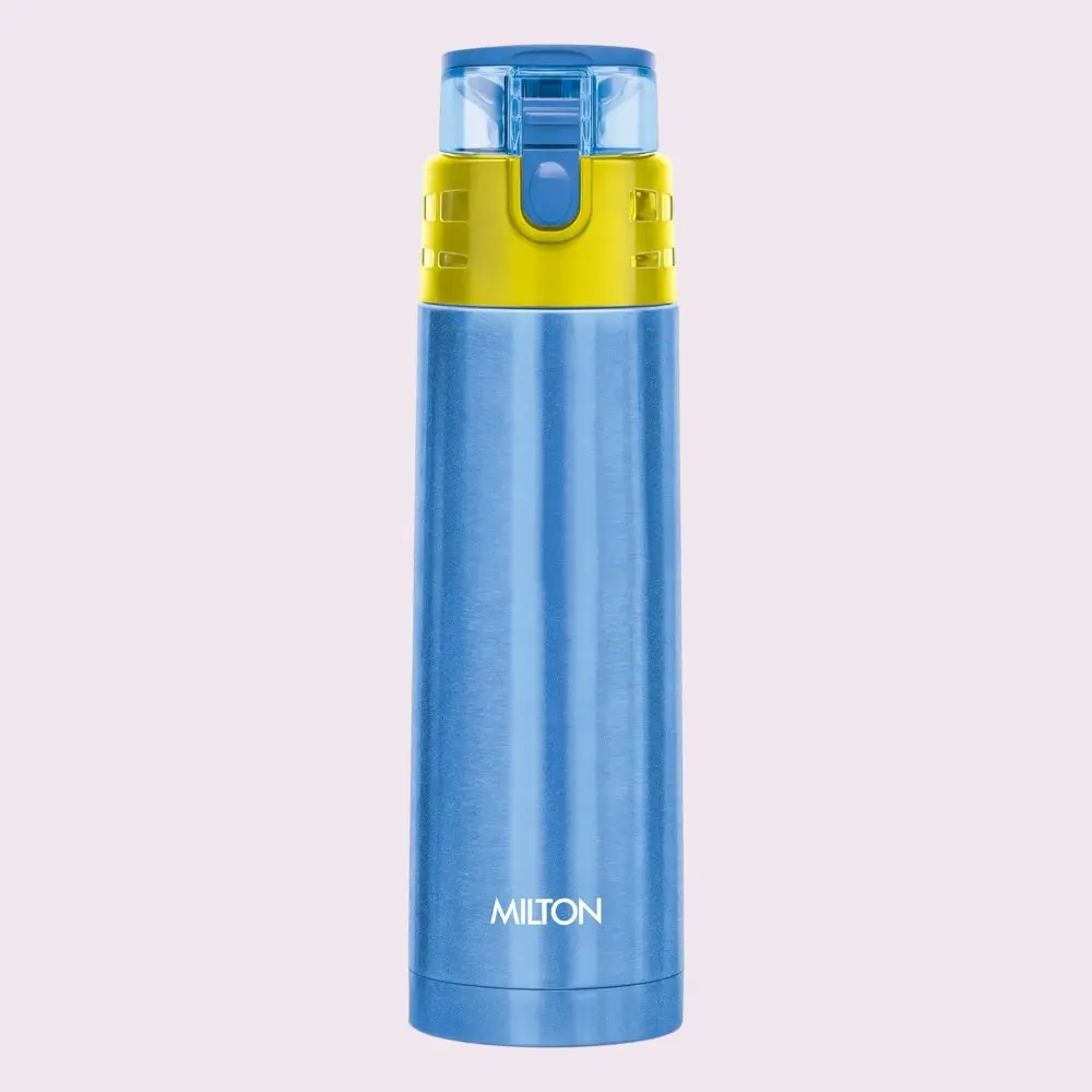 Milton Atlantis 600 Thermosteel Hot and Cold Water Bottle- Blue — image 1