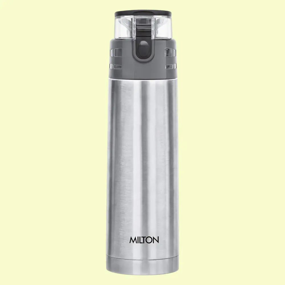 Milton Atlantis 600 Thermosteel Hot and Cold Water Bottle- Silver — image 1