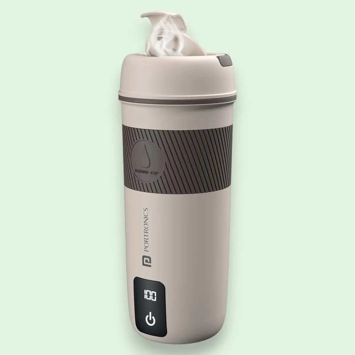 Portronics Thermosip 400Ml Vacuum Insulated Portable Travel Electric Kettle — image 1