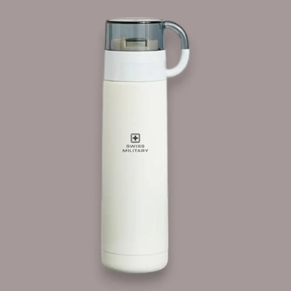 Swiss Military Thermosteel Flask- White- 500ml — image 1
