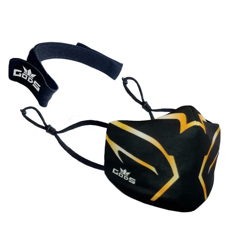 Xator Combat Face Protector Mask (Dark Green Gold) — image 1