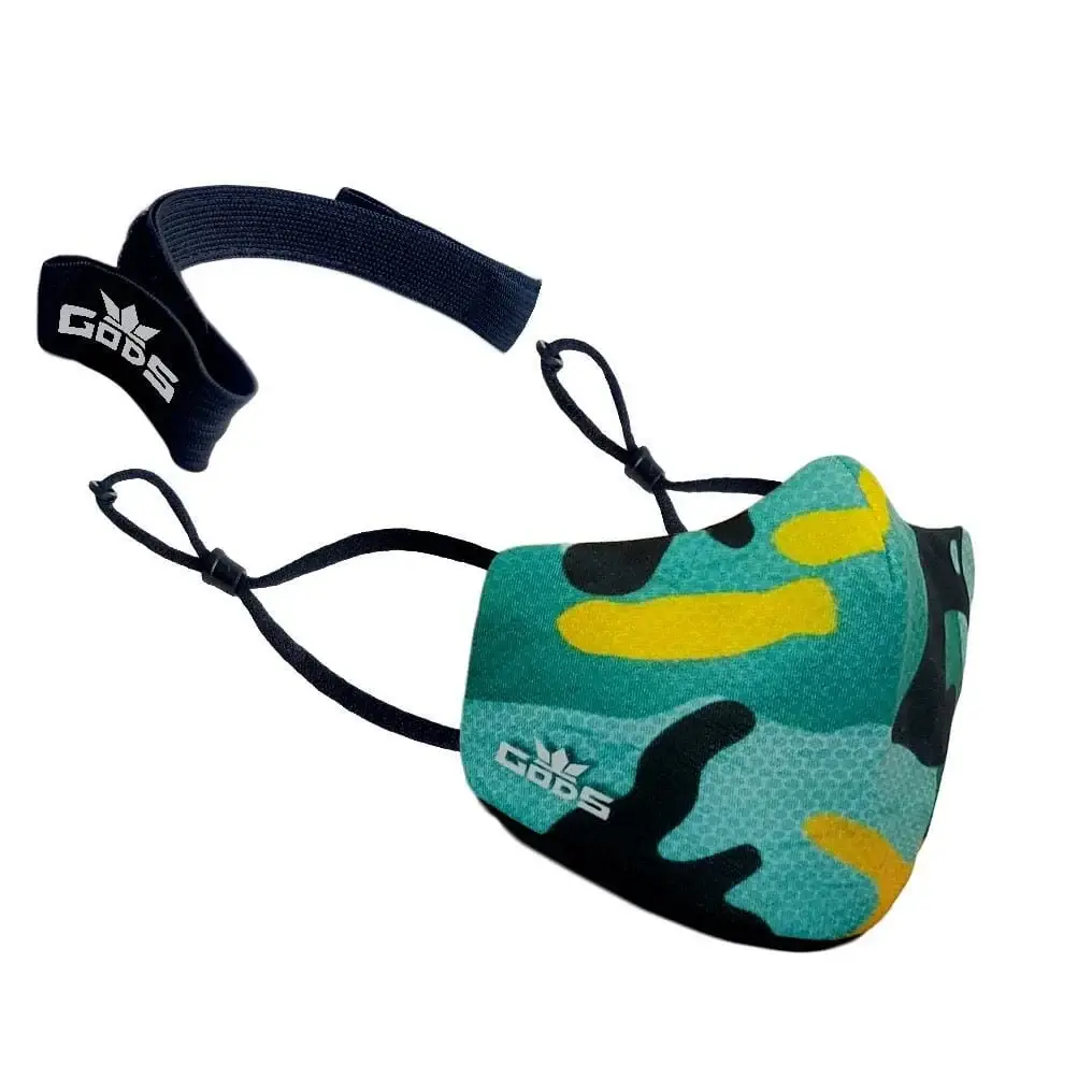 Xator Combat Face Protector Mask - Green Camo — image 1