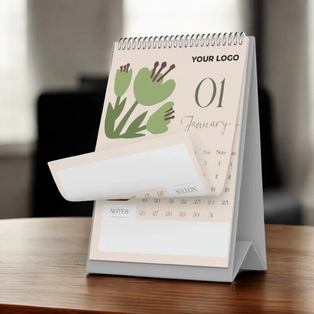 Custom-Made Desktop Calendar | A5 | 6 sheets — image 1