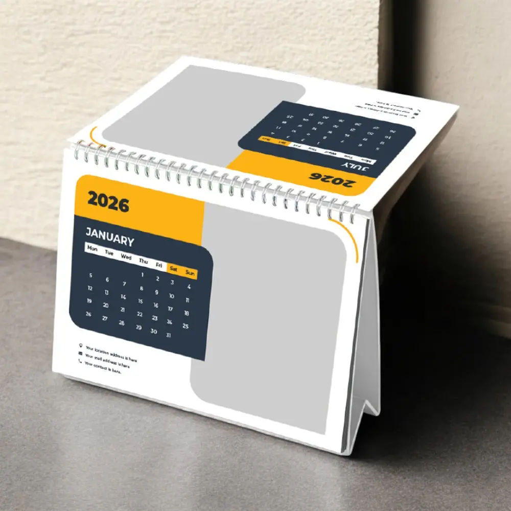 Custom-Made Desktop Calendar | A5 | 6 sheets — image 1
