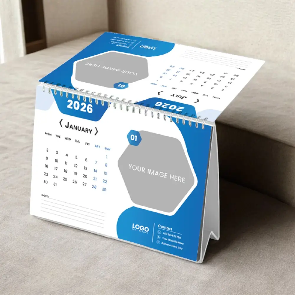 Custom-Made Desktop Calendar | A5 | 6 sheets — image 1