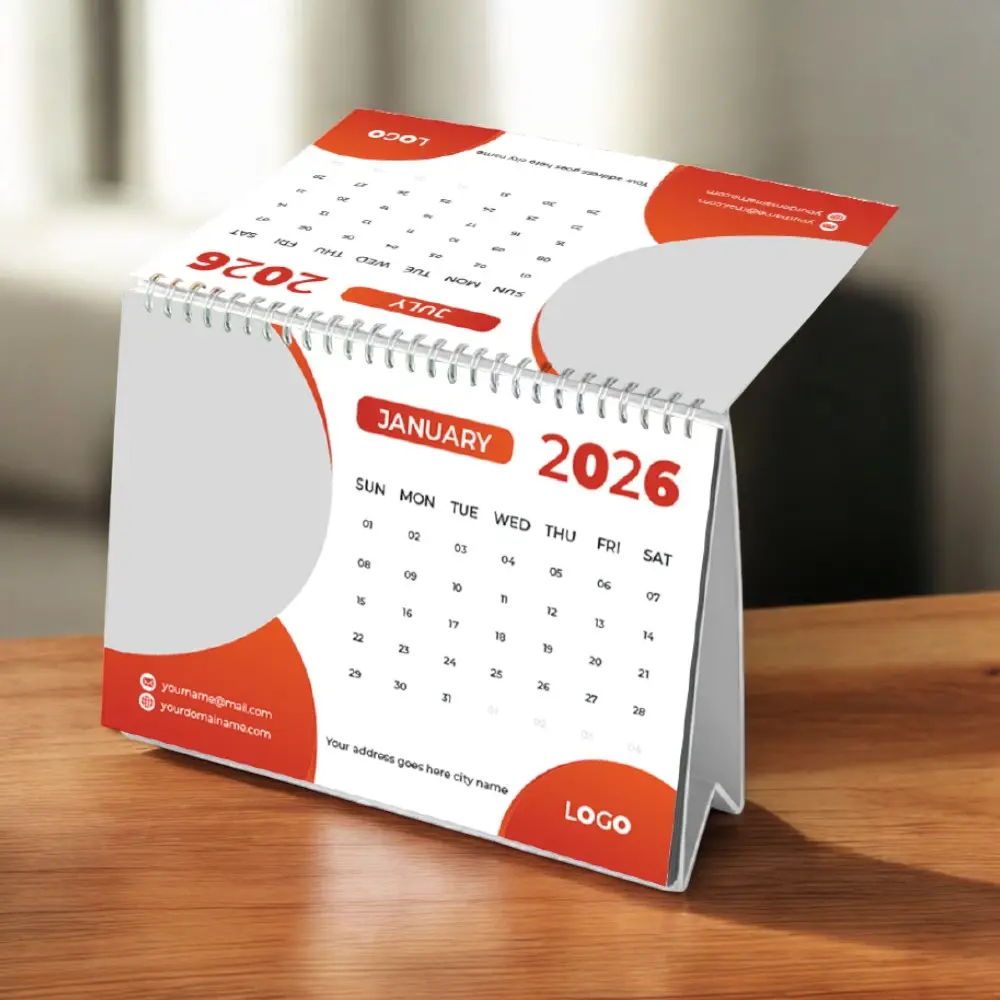Custom-Made Desktop Calendar | A5 | 6 sheets — image 1