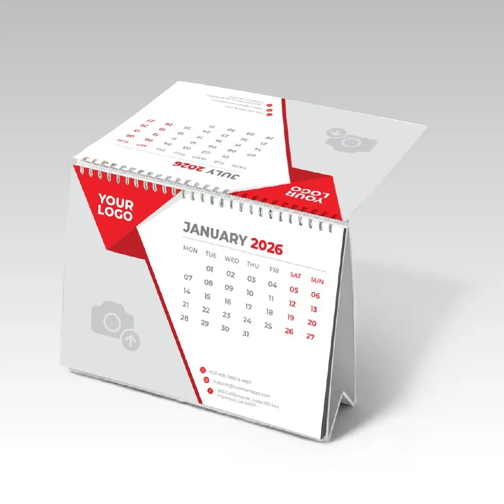Custom-Made Desktop Calendar | A5 | 6 sheets — image 1