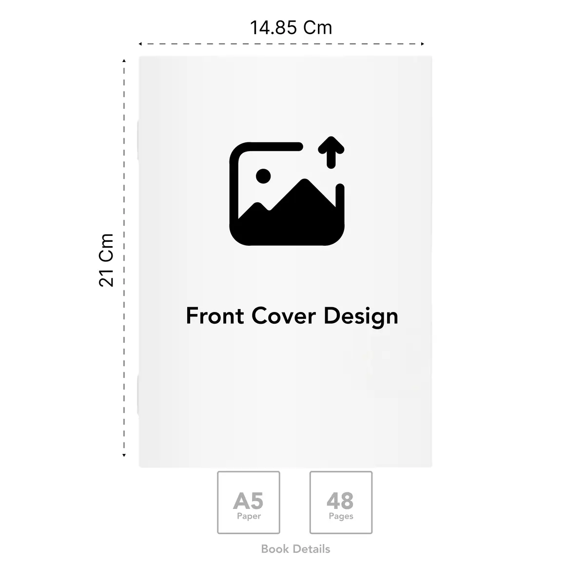 Custom-Made Centre-Pinned softcover Workbook / Journal | A5 | 48 Pages — image 1