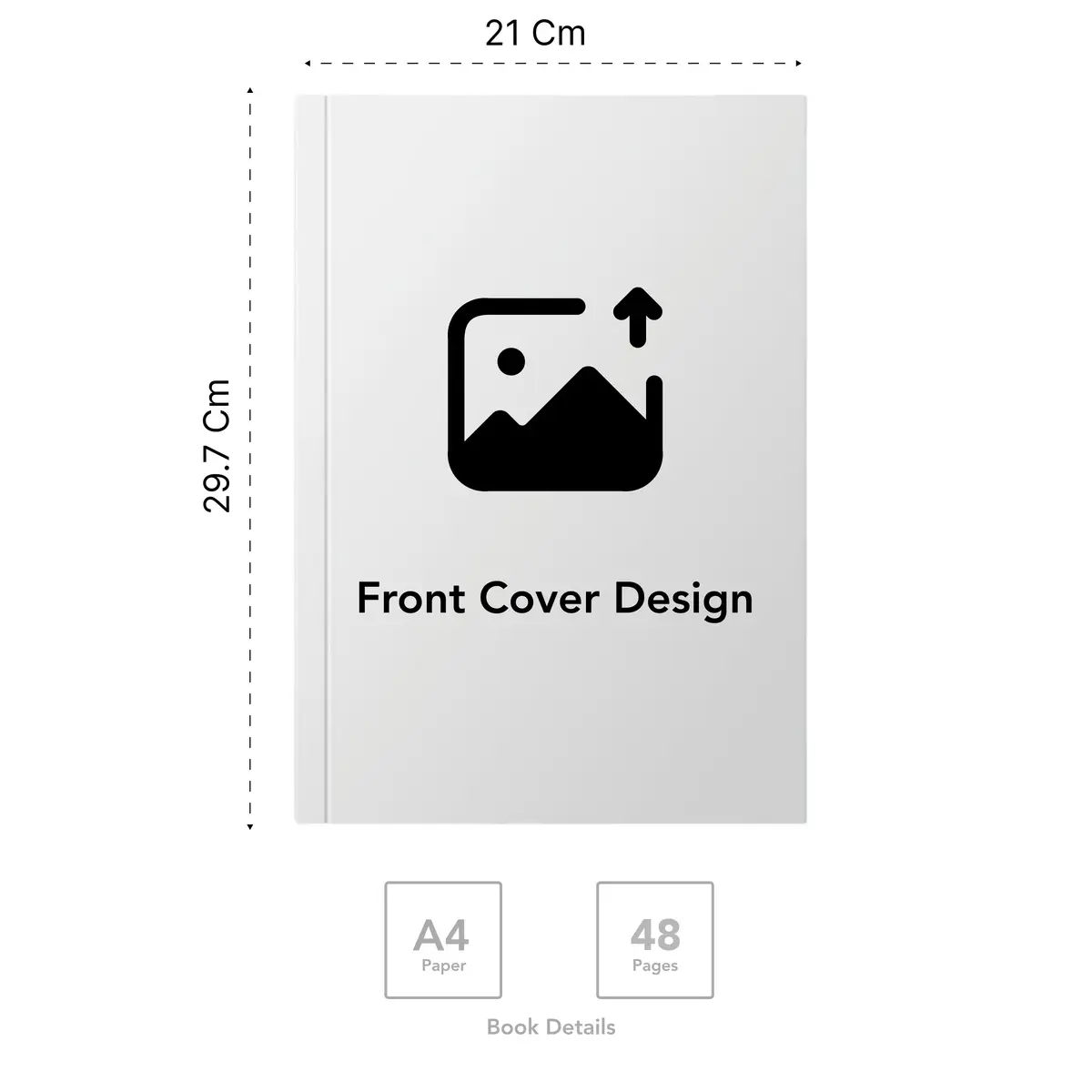 Custom-Made Perfect-Bound Hardcover Workbook / Journal A4 | 48 Pages — image 1