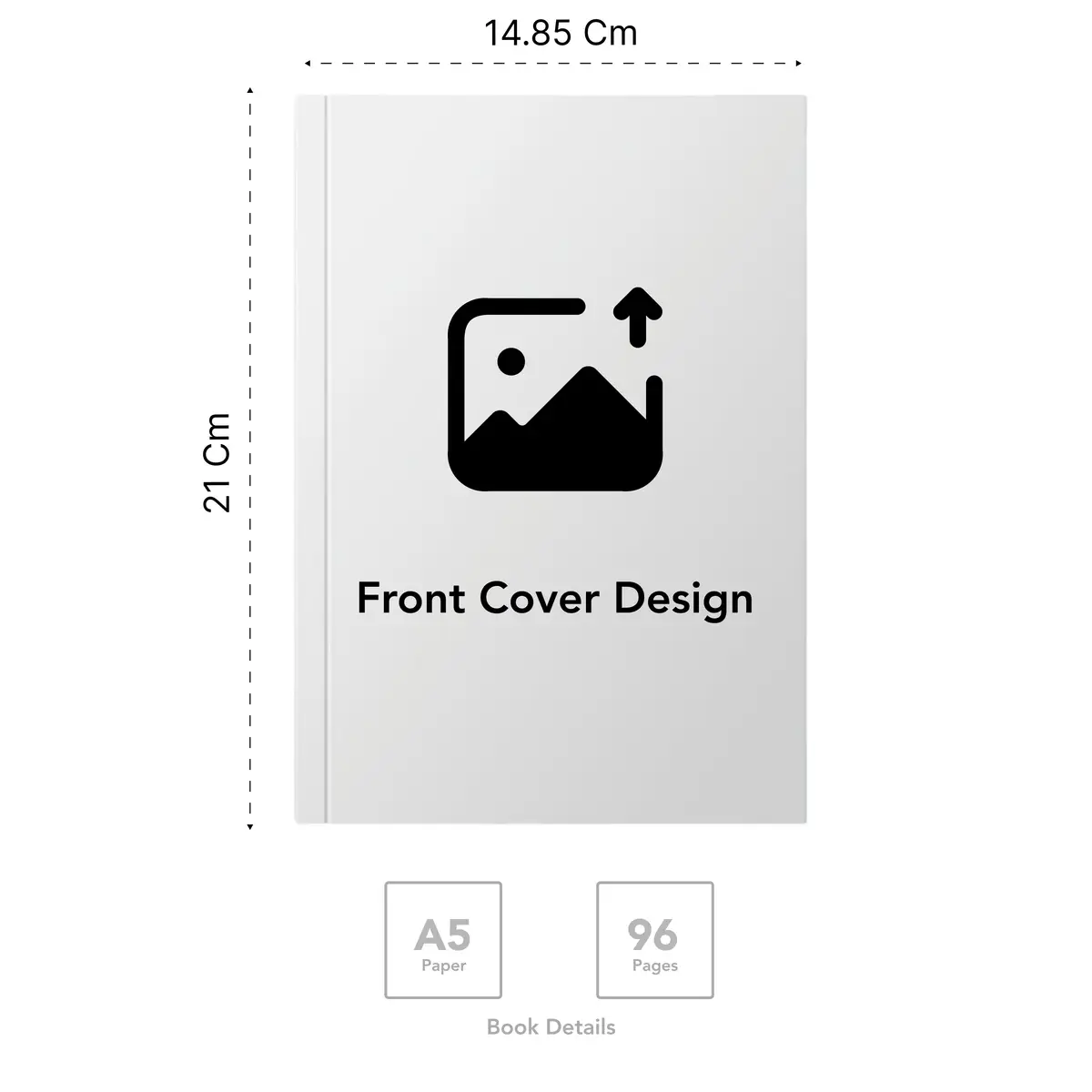 Custom-Made Perfect-Bound Hardcover Workbook / Journal A5 | 96 Pages — image 1