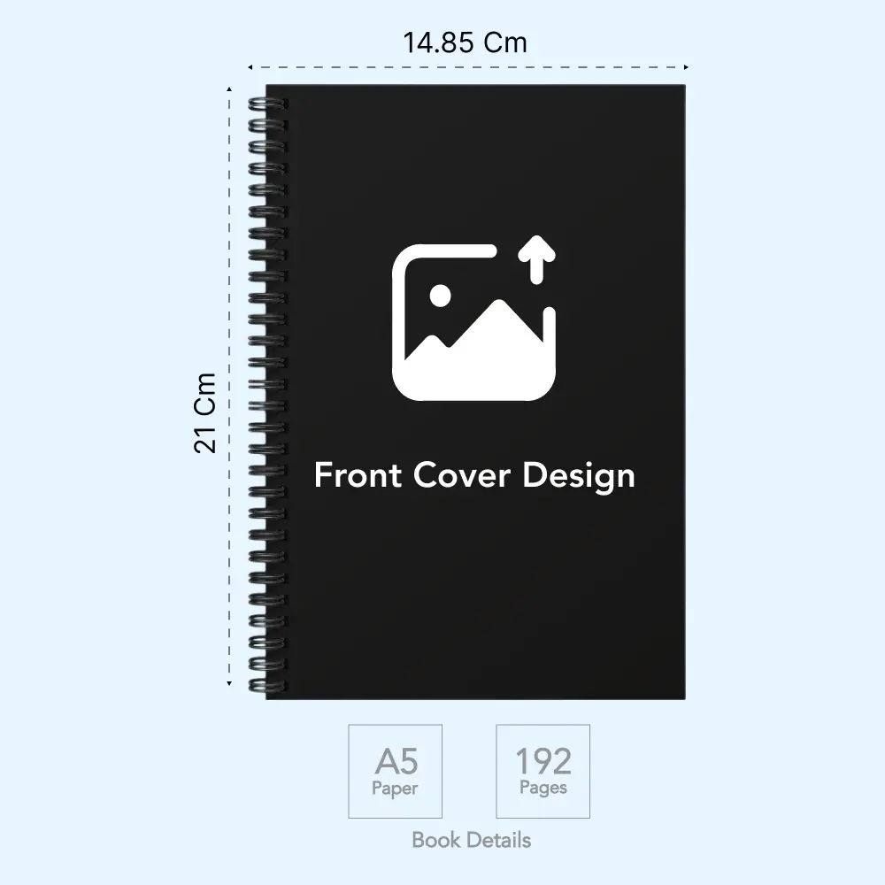 Custom-Made Wiro Hard Cover Workbook / Journal A5 | 192 Pages — image 1