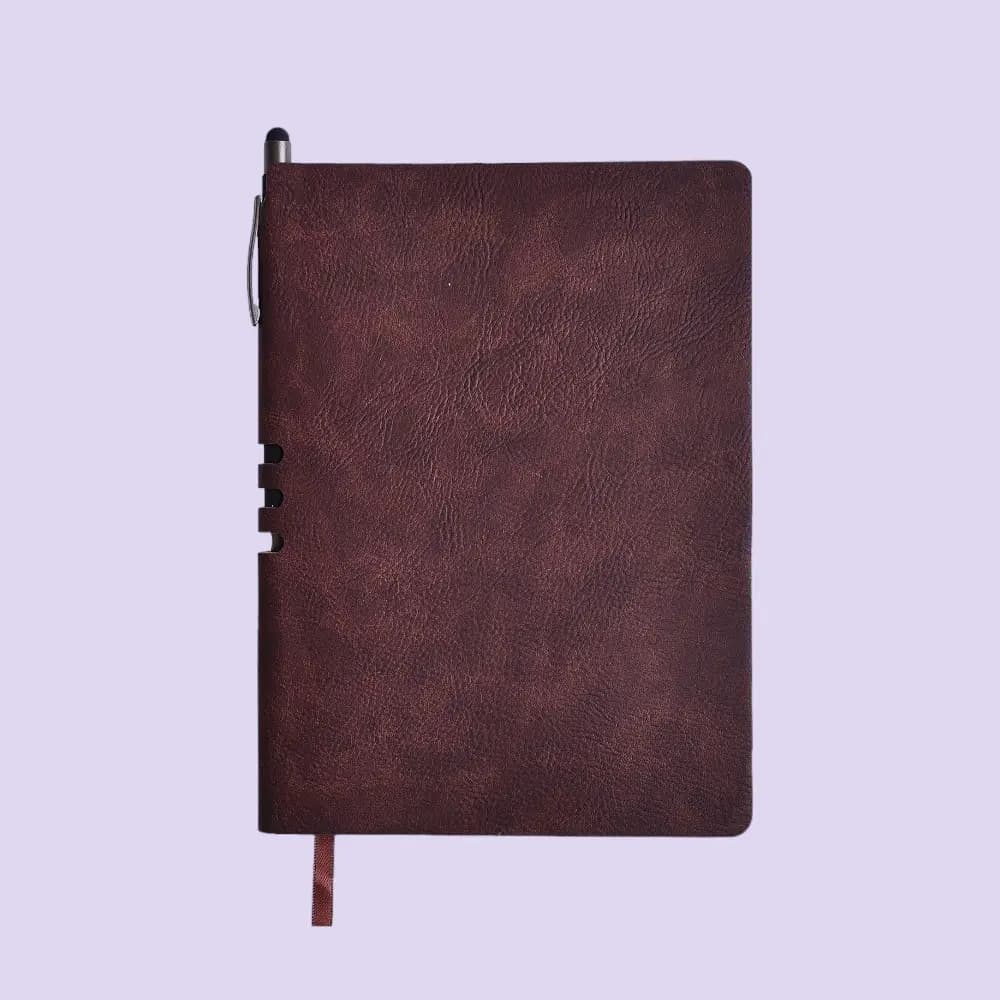 Athena Notebook- Brown- A5- 196 Pages — image 1
