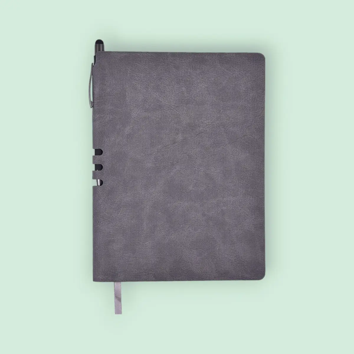 Athena Notebook- Grey- A5- 196 Pages — image 1