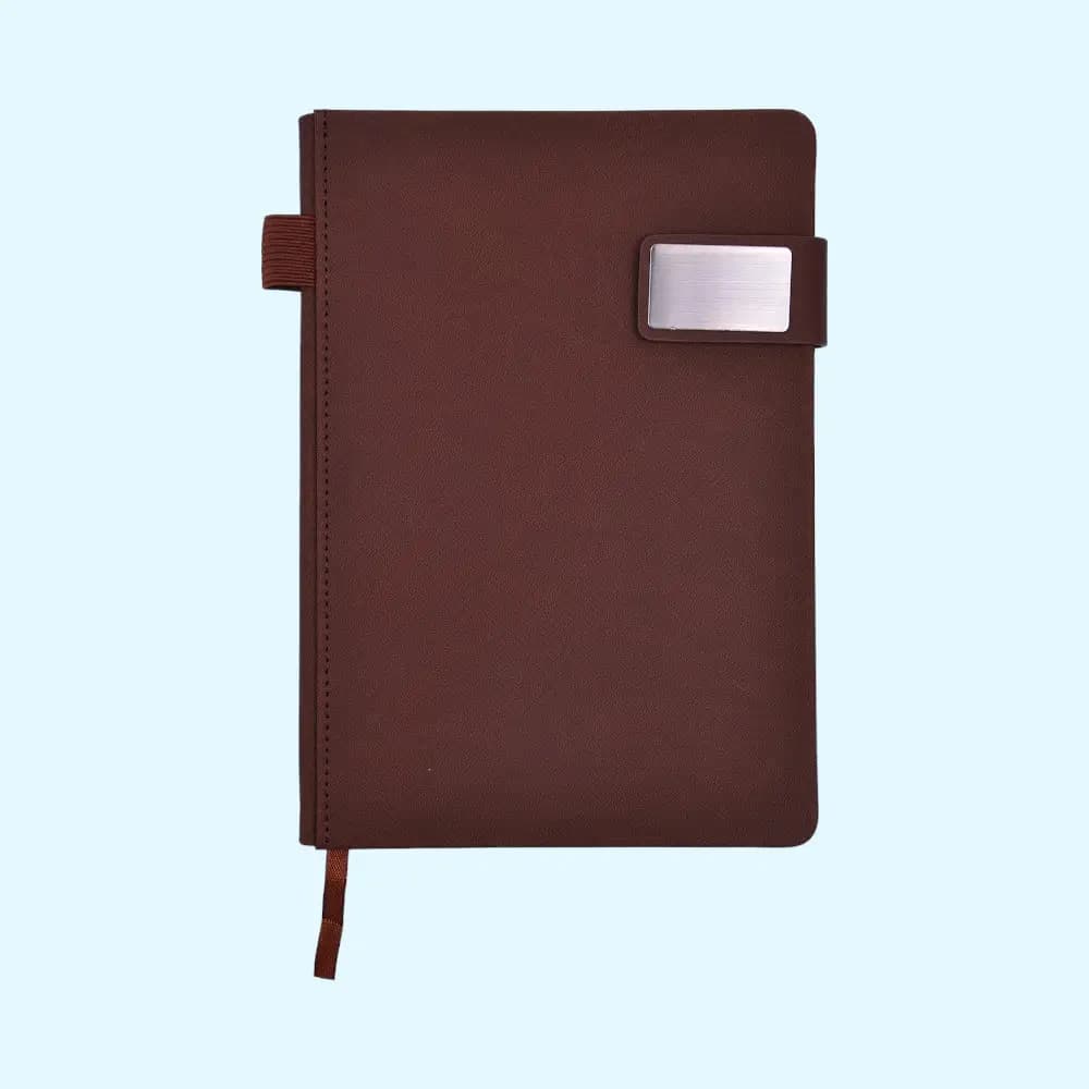 Capri Notebook- Brown- A5- 96 Sheets — image 1
